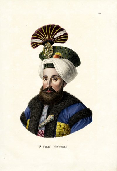 Sultan Mahmud II (1784-1839), 1824 - Karl Joseph Brodtmann